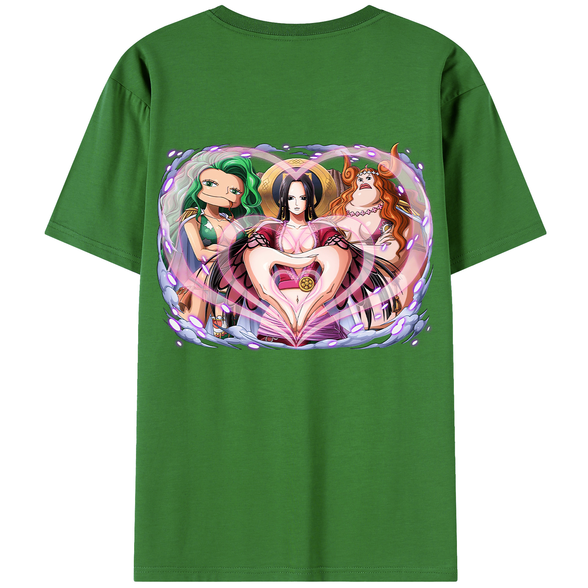 ワンピース ボア・ハンコック ONE PIECE Boa·Hancock レディース半袖Tシャツ(バックプリント)